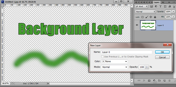 How do I unlock a layer in Photoshop?