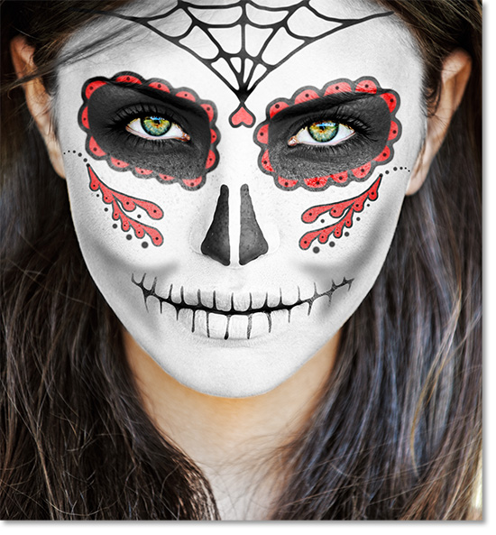 dia de los muertos face drawings