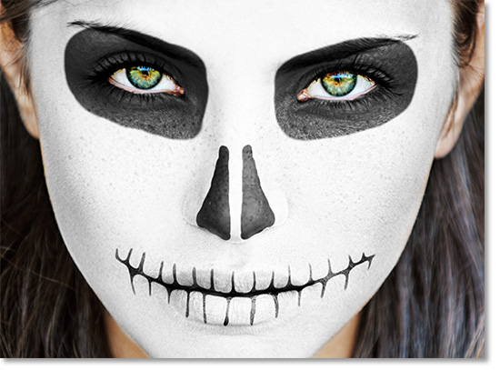 Paint a Sugar Skull in Photoshop for Halloween