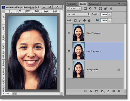 Frequency Separation For Portrait Retouching In Photoshop